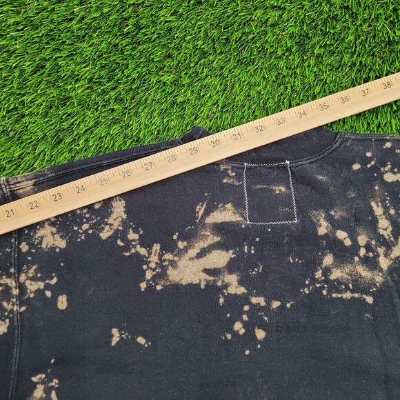 Vintage Funny Koala Party Sweatshirt M 22x23 Baggy Crop Bleached - Picture 4 of 11